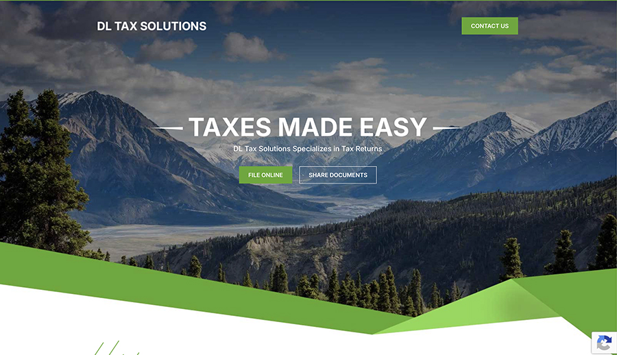 DL Tax Solutions website